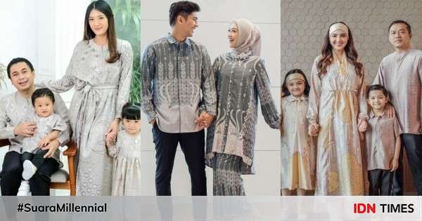 12 Inspirasi Baju Lebaran Keluarga Brand Lokal, Kembaran!