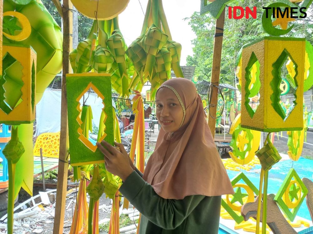 Usaha Pernak-pernik Idul Fitri di Medan Mulai Bangkit  