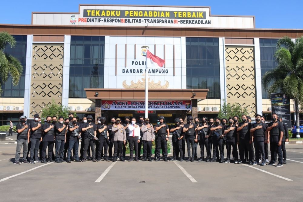 Bentuk Tim Anti Begal, Kapolresta Bandar Lampung: Siap Tindakan Tegas