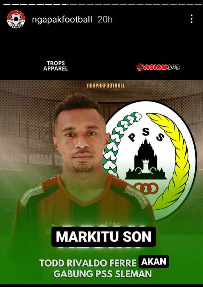 Mantan Kiper Madura United, Resmi Jaga Gawang PSS Sleman  