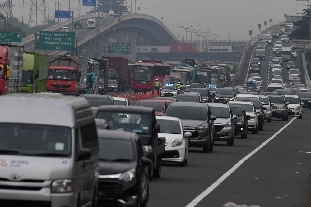 Arus Balik Mudik, 82 Ribu Kendaraan Masuk GT Cileunyi Menuju Jakarta
