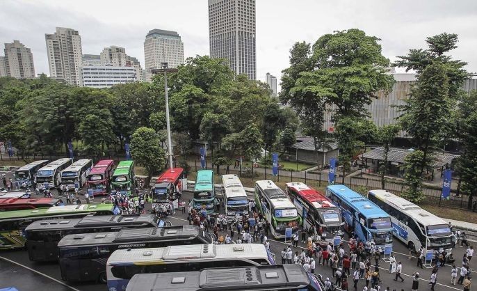 Dishub PPU Ramp Check Angkutan Umum Jelang Lebaran Idul Fitri