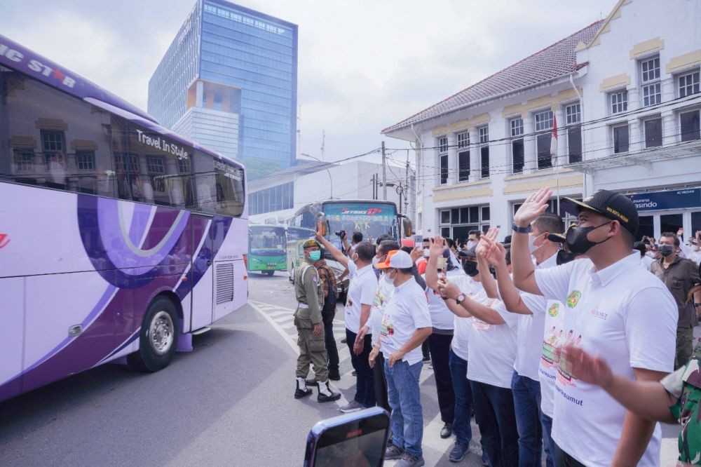 Bank Sumut Sediakan 15 Bus untuk Program Mudik Gratis Pemko Medan