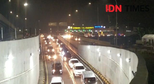 Arus Balik Lalin di Cileunyi Sabtu Sore Ramai Lancar