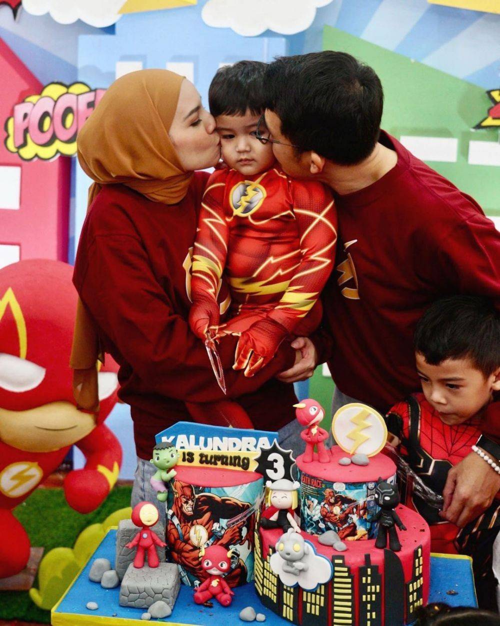 Potret Pesta Ultah Anak Bungsu Tya Ariestya, Tema Superhero