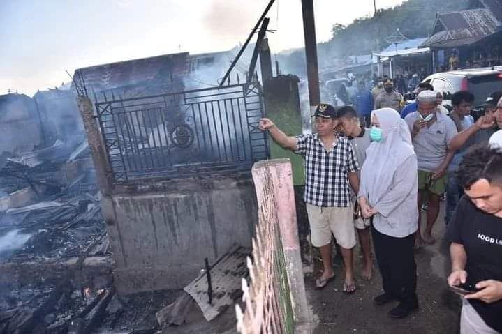 Puluhan Rumah Warga di Bima Ludes Terbakar si Jago Merah