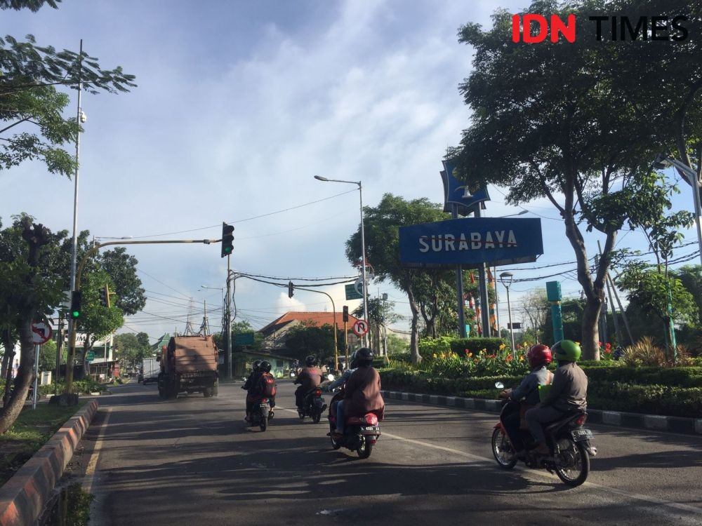 H-1 Idul Fitri, Jalanan Surabaya-Lamongan Sepi