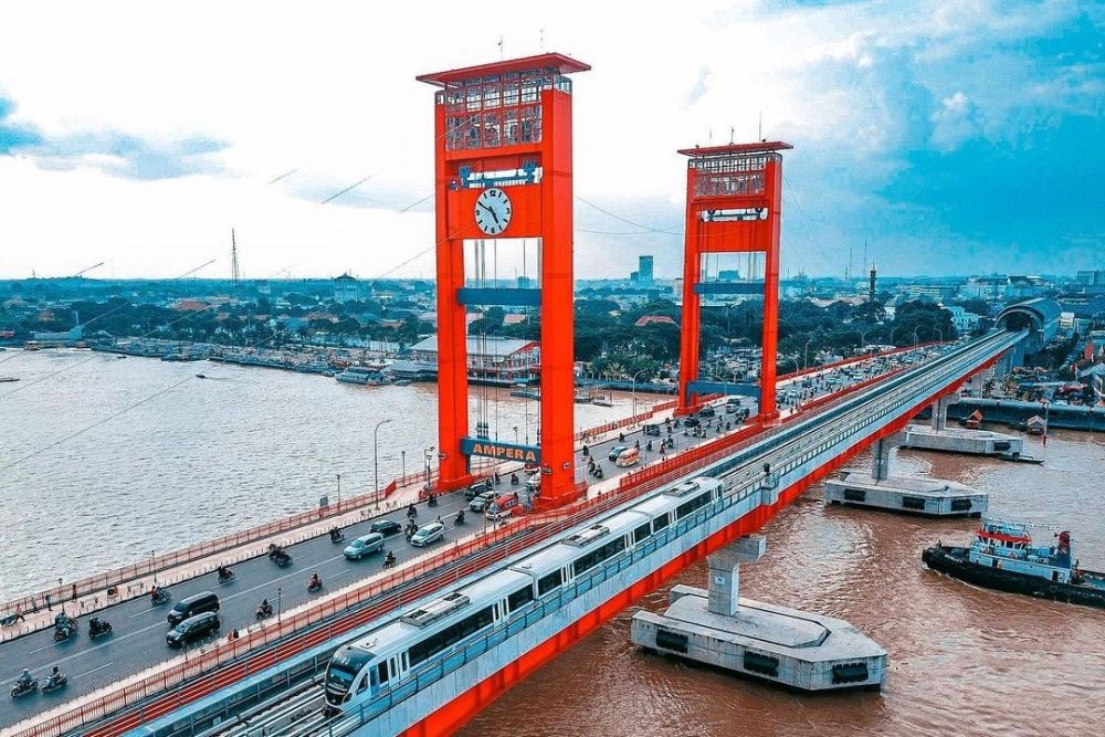 Sempat Ditentang, Lift untuk Jembatan Ampera Tiba 18 Desember 2022
