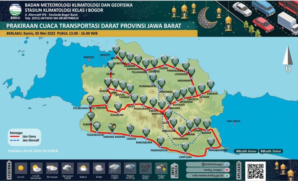 SAR Bandung Siagakan Helikopter di Posko Cikopo Selama Arus Balik