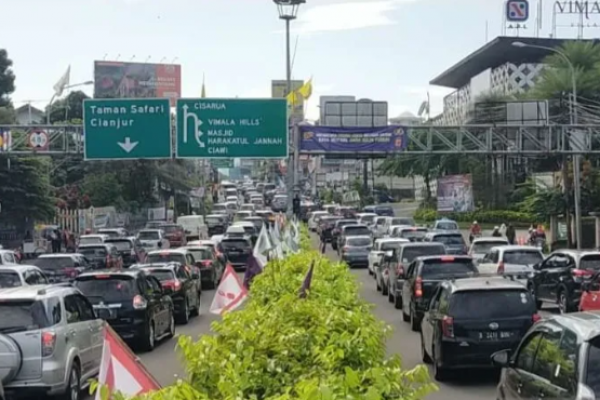 Libur Hari Raya Nyepi, 213 Ribu Kendaraan Menuju Puncak Bogor