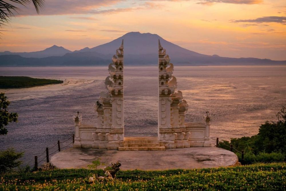 Potret Green Kubu, Tempat Terbaik Sunset di Nusa Penida Bali