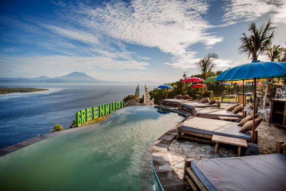 Potret Green Kubu, Tempat Terbaik Sunset di Nusa Penida Bali