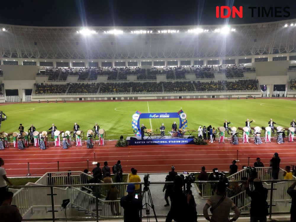 Resmikan Stadion Baru, Wahidin: Jakarta Ada JIS, Kita Juga Harus Ada BIS