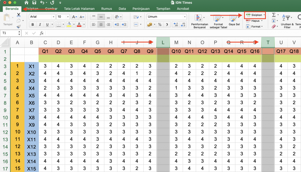 5 Cara Menambah Kolom Di Excel Ke Bawah Secara Otomatis 8268