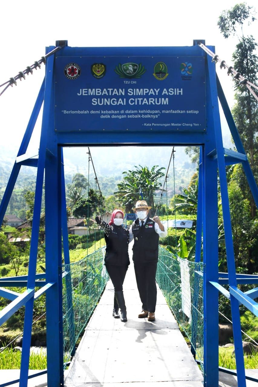 Buat Jembatan Simpay Asih, Pemprov Jabar Ingin Bantu Ekonomi Warga