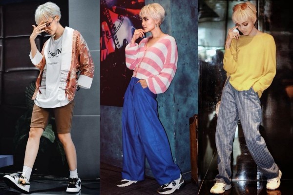 9 Inspirasi OOTD Boyish ala Rina Nose, Trendi Banget!