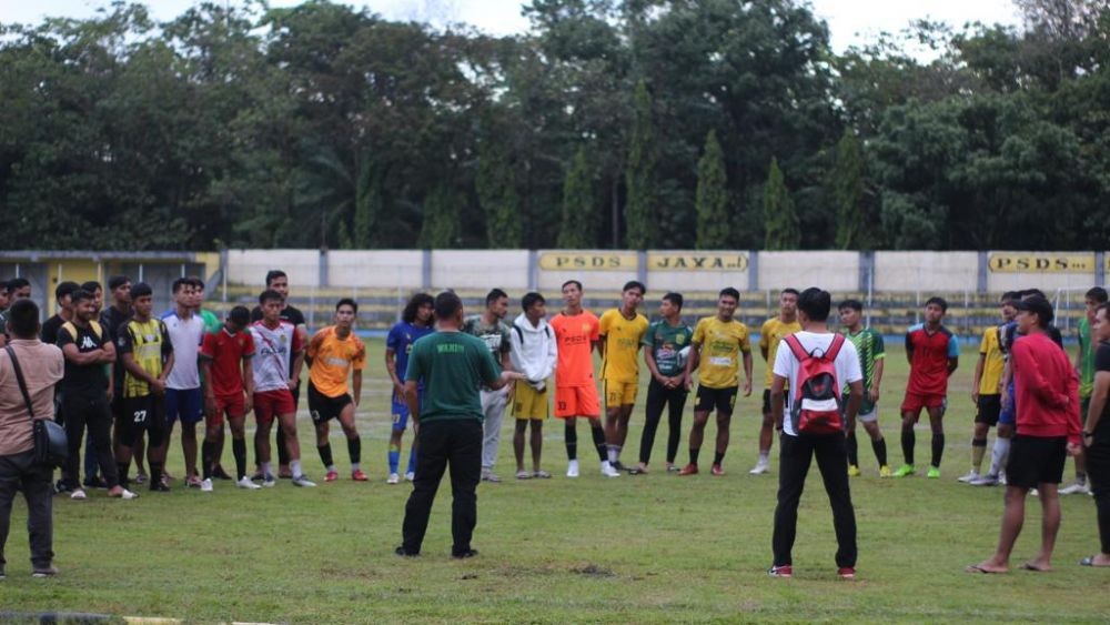 Seleksi Perdana PSDS Diikuti 50 Pemain,  Wajah Lama Diminta Bersaing