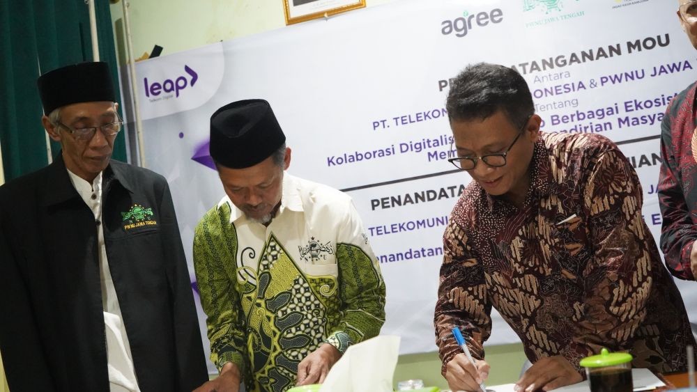 Kolaborasi Telkom-PWNU Jateng untuk Kembangkan Digitalisasi Petani 