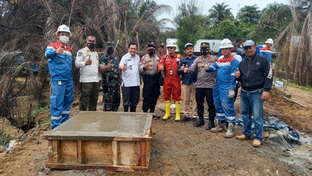 Sumur Pengeboran Minyak Ilegal yang Meledak di Aceh Timur Ditutup