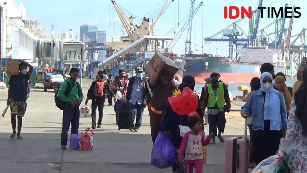Arus Balik Lebaran 2022 Kian Menurun di Pelabuhan Makassar