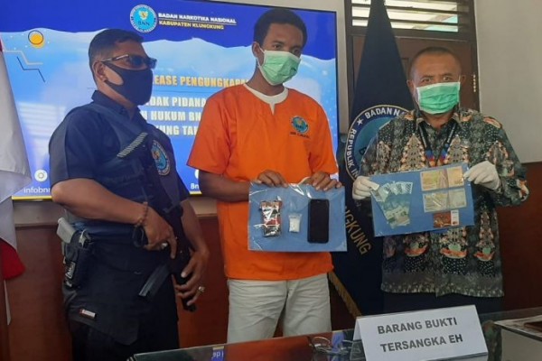 Dibayar Rp200 Ribu, Pengangguran di Klungkung Nekat Jadi Kurir Narkoba