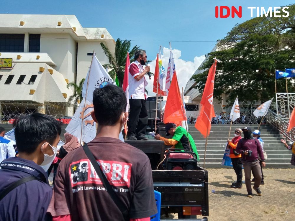 May Day 2022, Buruh Lampung Suarakan 17 Tuntutan ke Gubernur Arinal