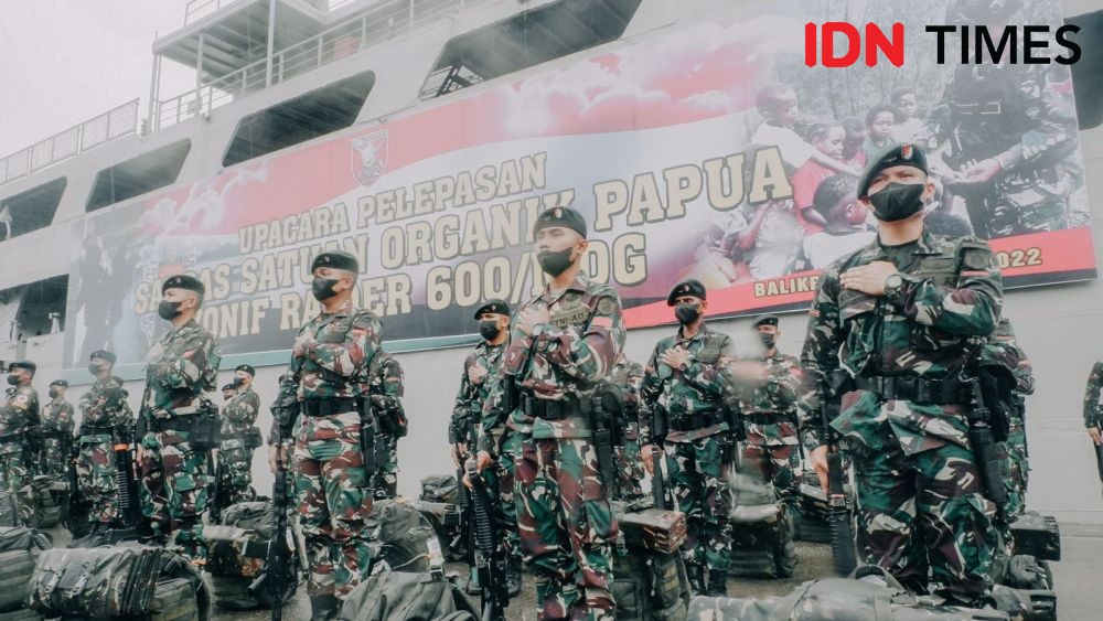 Gantikan Marinir, 450 Prajurit 600/Modang Dikirim ke Papua