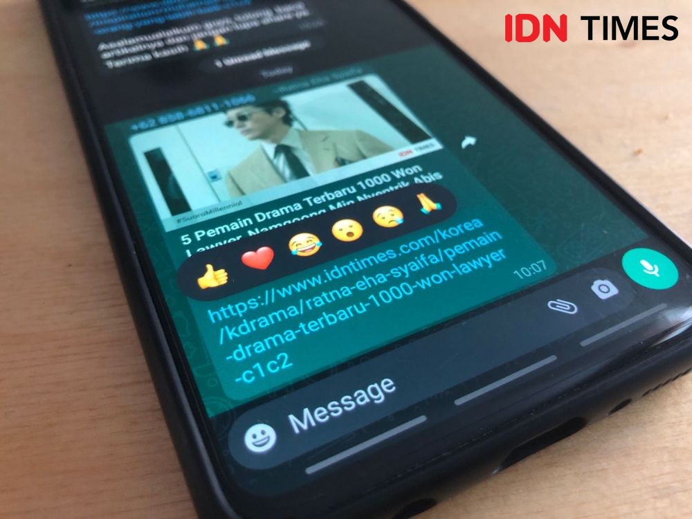 Cara Menggunakan Emoji Reaction di WhatsApp, Fitur Baru!