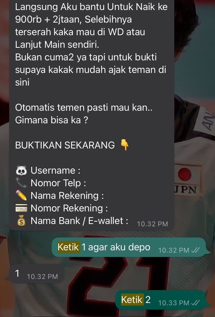 10 Momen Dapat Chat Dari Admin Judi Online Modusnya Ngeselin