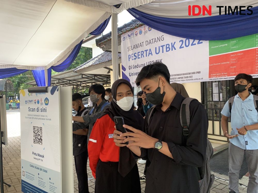 Sempat Mati Listrik, Begini Kondisi UTBK 2022 di Unila