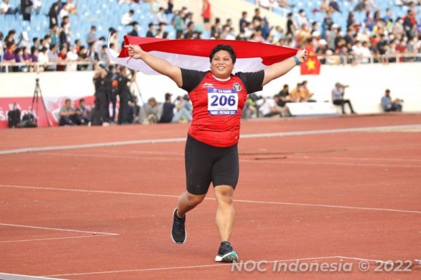 Eki Febri Sumbang Emas Pertama Atletik di SEA Games 2021