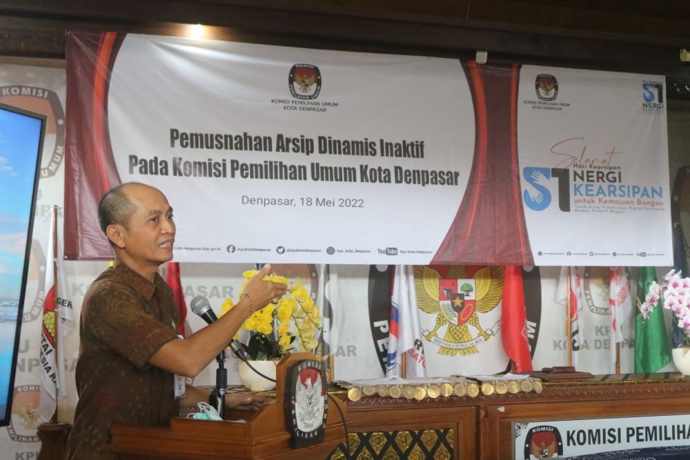 KPU Denpasar Musnahkan Arsip yang Terkumpul 11 Tahun
