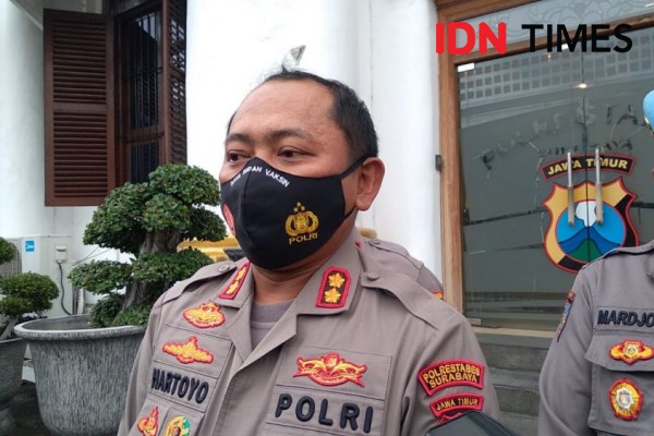 Polisi Letuskan Pistol di Kampung Diperiksa Polrestabes Surabaya