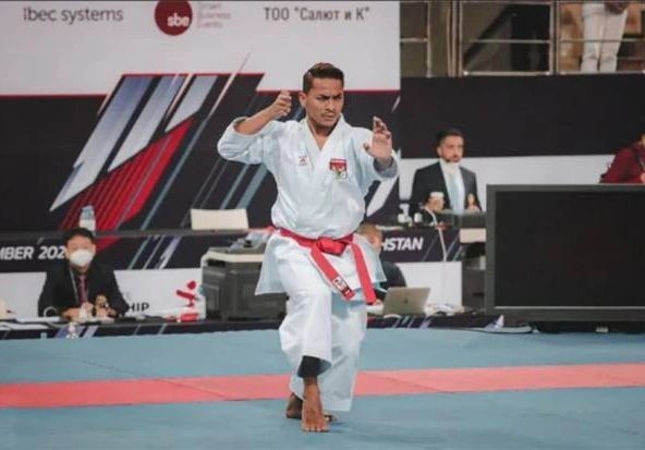 Karateka NTB Zigi Zaresta Sumbang Medali Emas di SEA Games Vietnam 