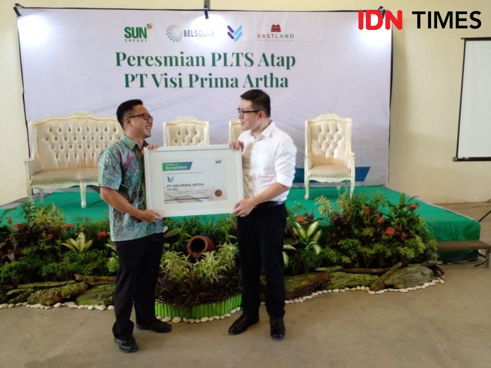 SUN Energy Resmikan PLTS Kedua Terbesar di Lampung Kapasitas 544,18 kWp