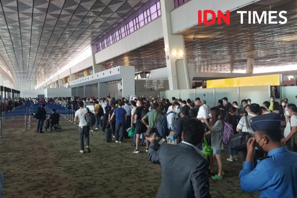 Internet Soetta Gangguan, Antrean Pemeriksaan Imigrasi Sempat Mengular