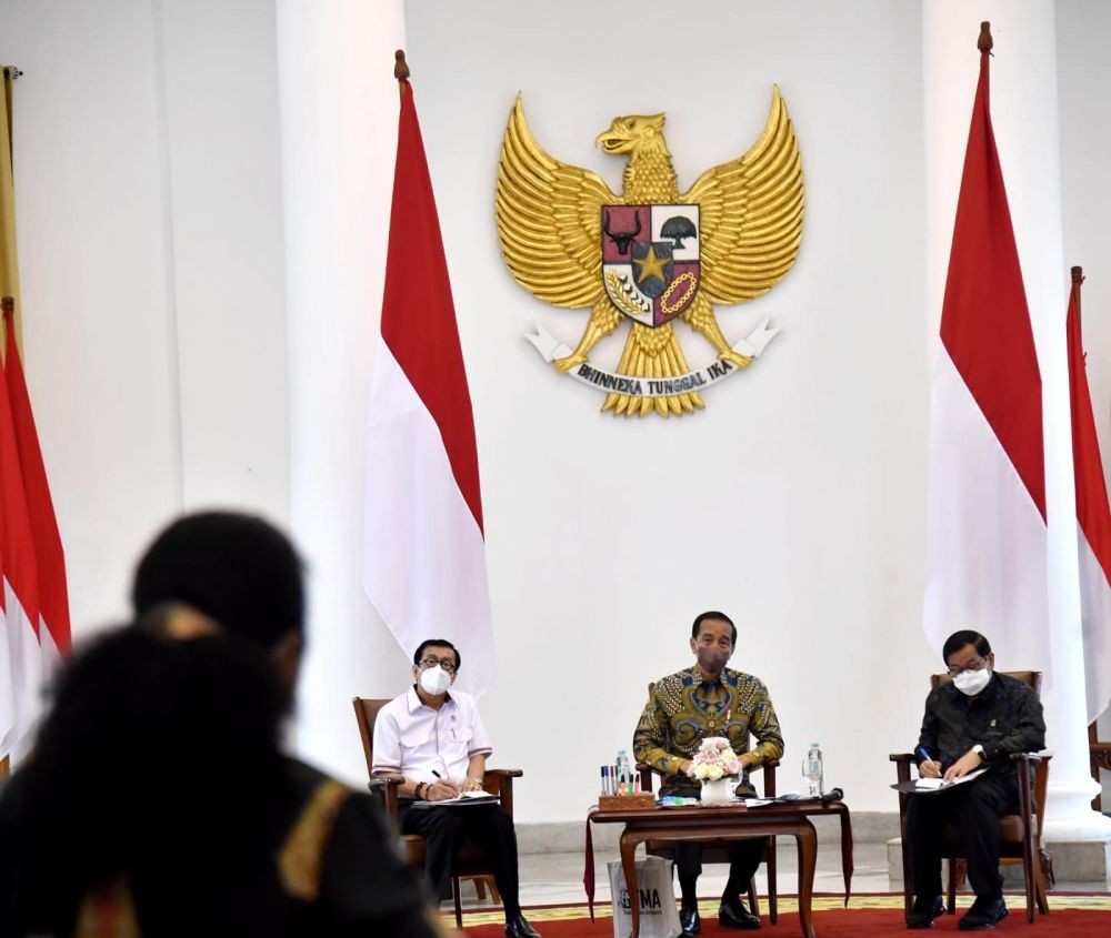 Jokowi Terima Majelis Rakyat Papua dan Papua Barat di Istana, Ada Apa?