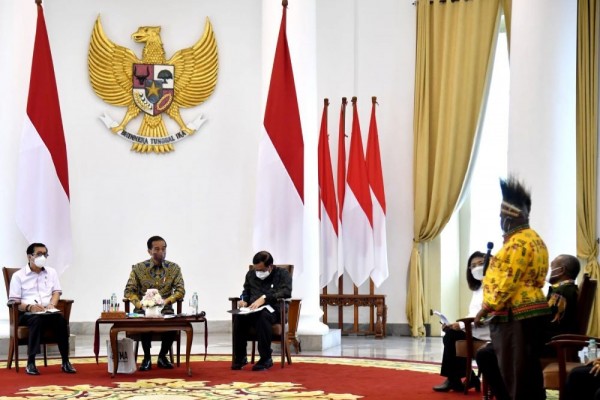 Jokowi Terima Majelis Rakyat Papua dan Papua Barat di Istana, Ada Apa?