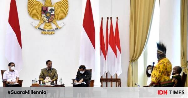 Jokowi Terima Majelis Rakyat Papua Dan Papua Barat Di Istana