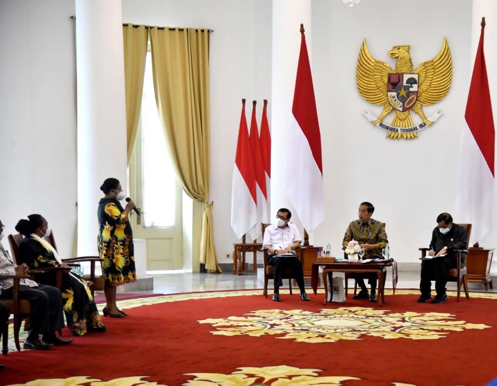 Jokowi Terima Majelis Rakyat Papua dan Papua Barat di Istana, Ada Apa?