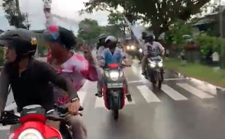 Polisi Buru Rombongan Pelajar Bawa Senjata Tajam di Jalan Samas Bantul