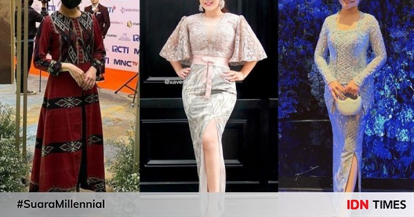 12 Inspirasi Baju Kondangan Fashionable Ala Artis, Memukau