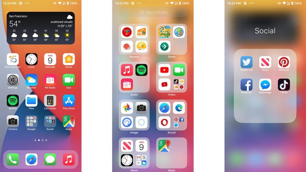 Launcher ios 17 удалить