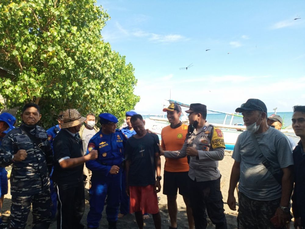 Jukung Tenggelam, Nelayan Asal Buleleng Ditemukan Lemas di Rumpon