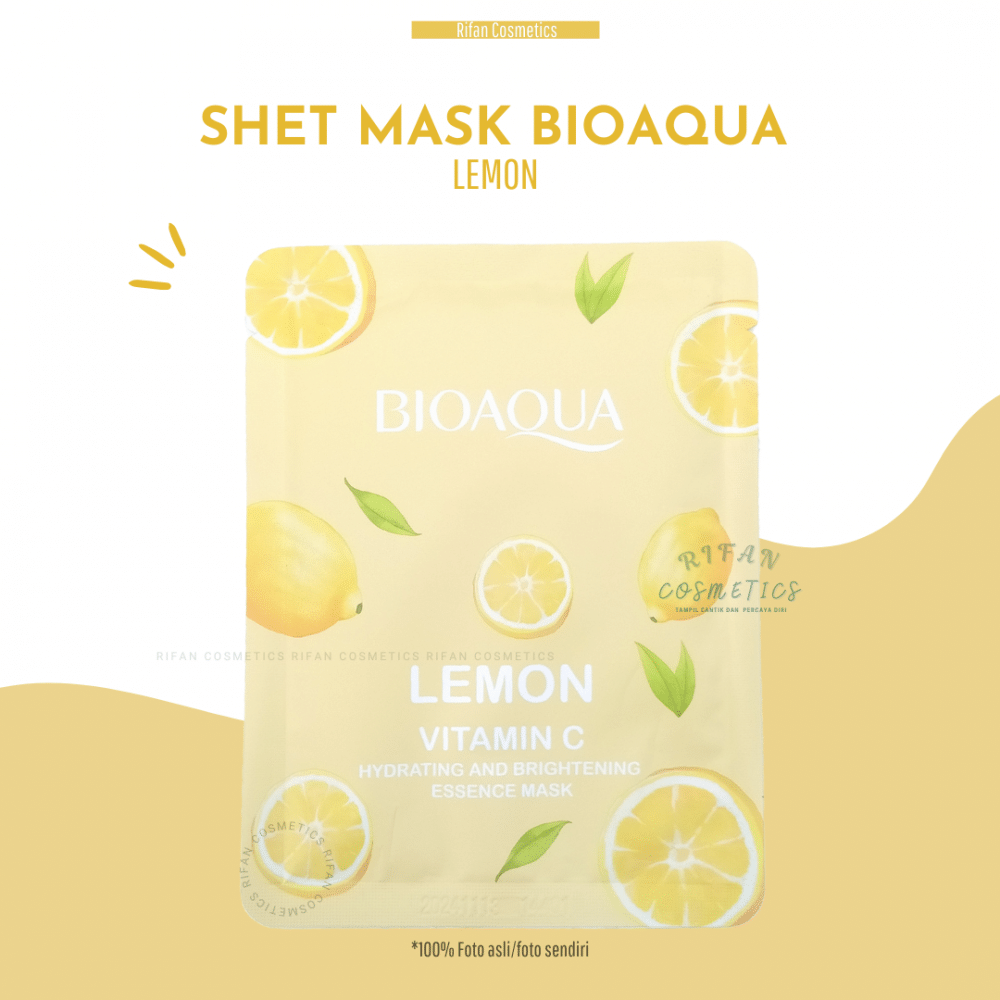 Rekomendasi Masker Wajah Berbahan Lemon Bikin Cerah