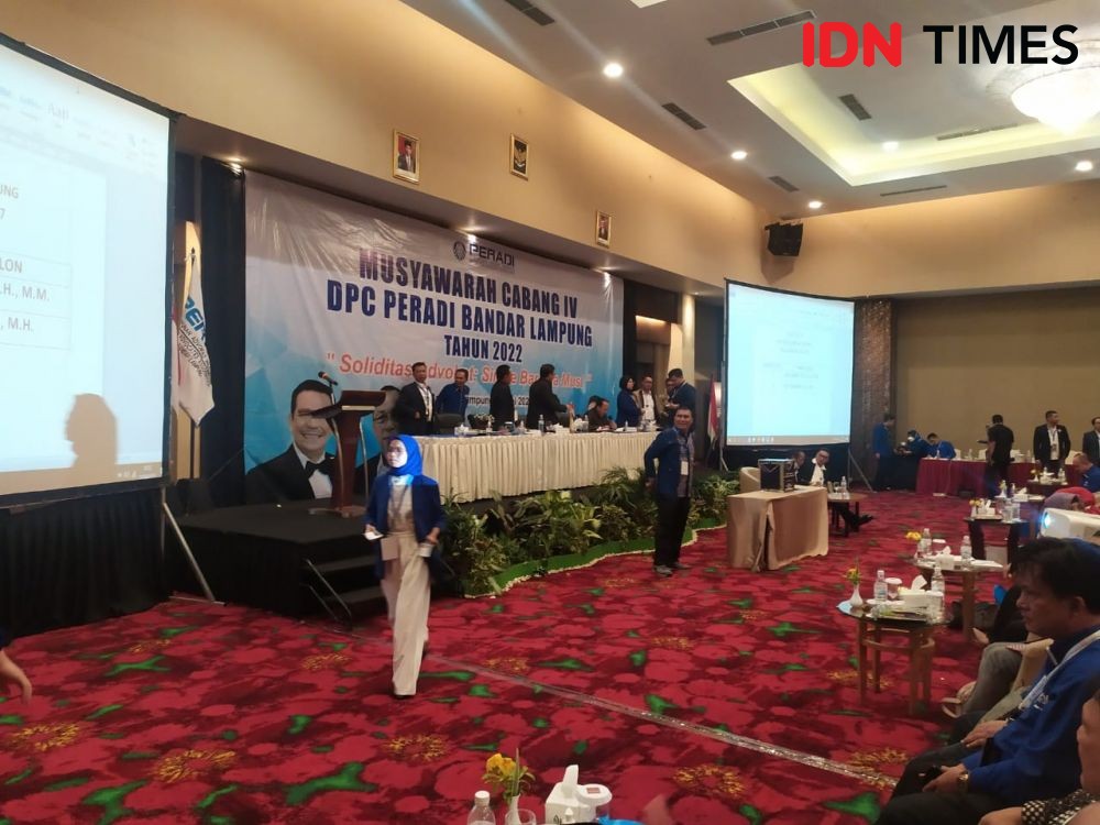 Muscab DPC Peradi Bandar Lampung Ricuh, Adu Mulut dan Lempar Kursi
