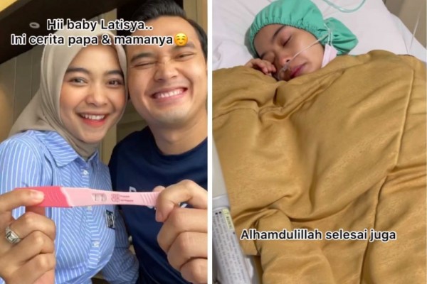 10 Potret Perjuangan Istri Ikbal Fauzi dari Hamil Sampai Melahirkan