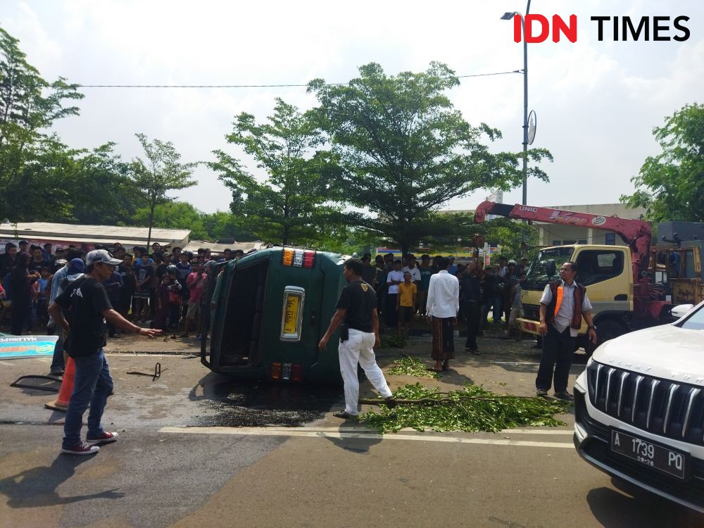 Kecelakaan Maut Minibus-Motor di Serang, Dua Orang Meninggal