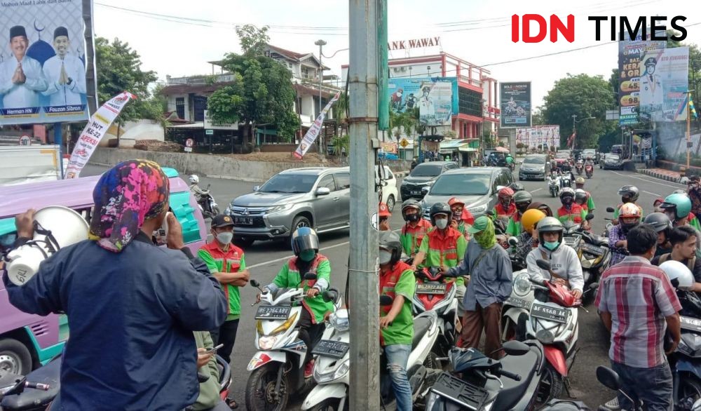 Apeksi ke-22 Diwarnai Aksi Demo Tenaga Kebersihan DLH Bandar Lampung