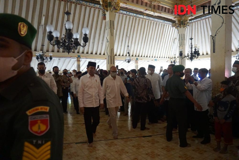Jokowi Pimpin Prosesi Pelepasan Jenazah Buya Syafii
